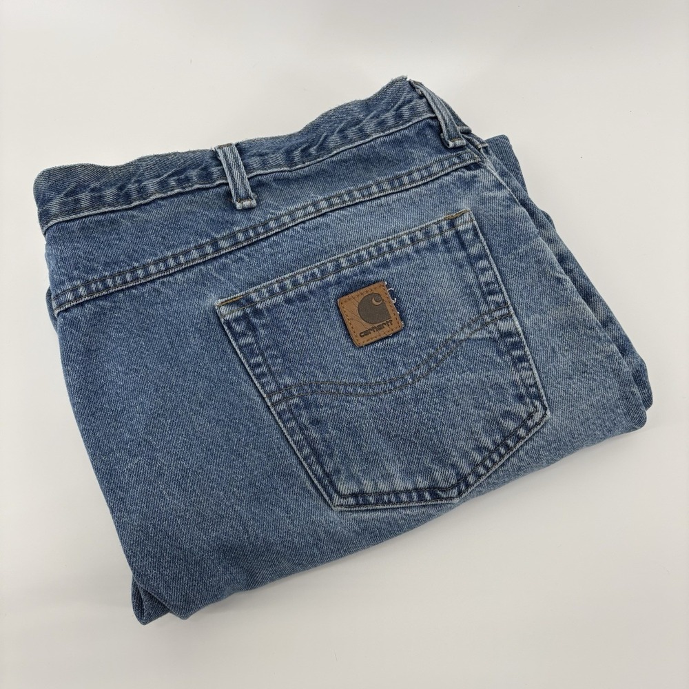 Carhartt Jeans Mens B160‎ DST Relaxed Fit Straight Leg 46x30 *46x29 Jeans